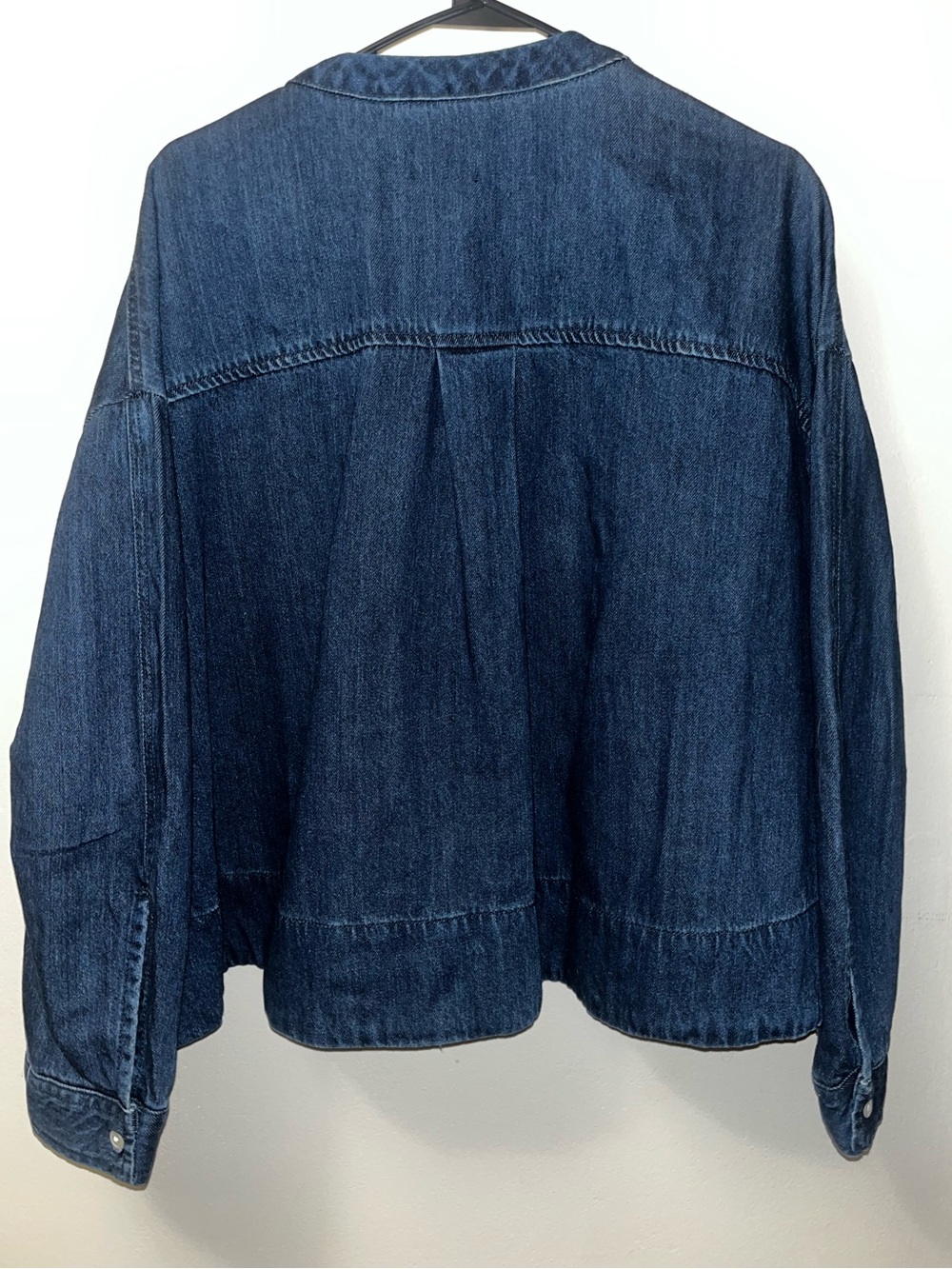 Dark Blue Denim Jacket for Women - Picture 6 of 9